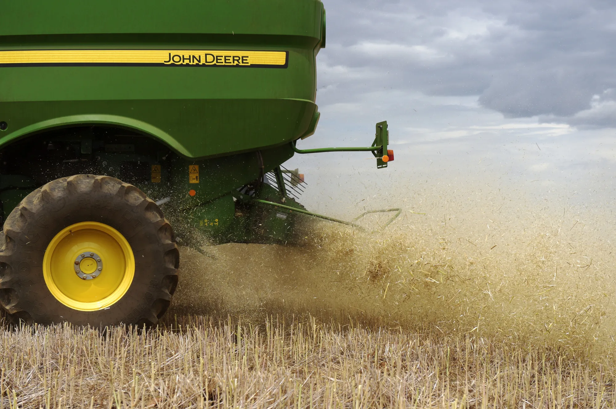 Canola Harvest in Australia
