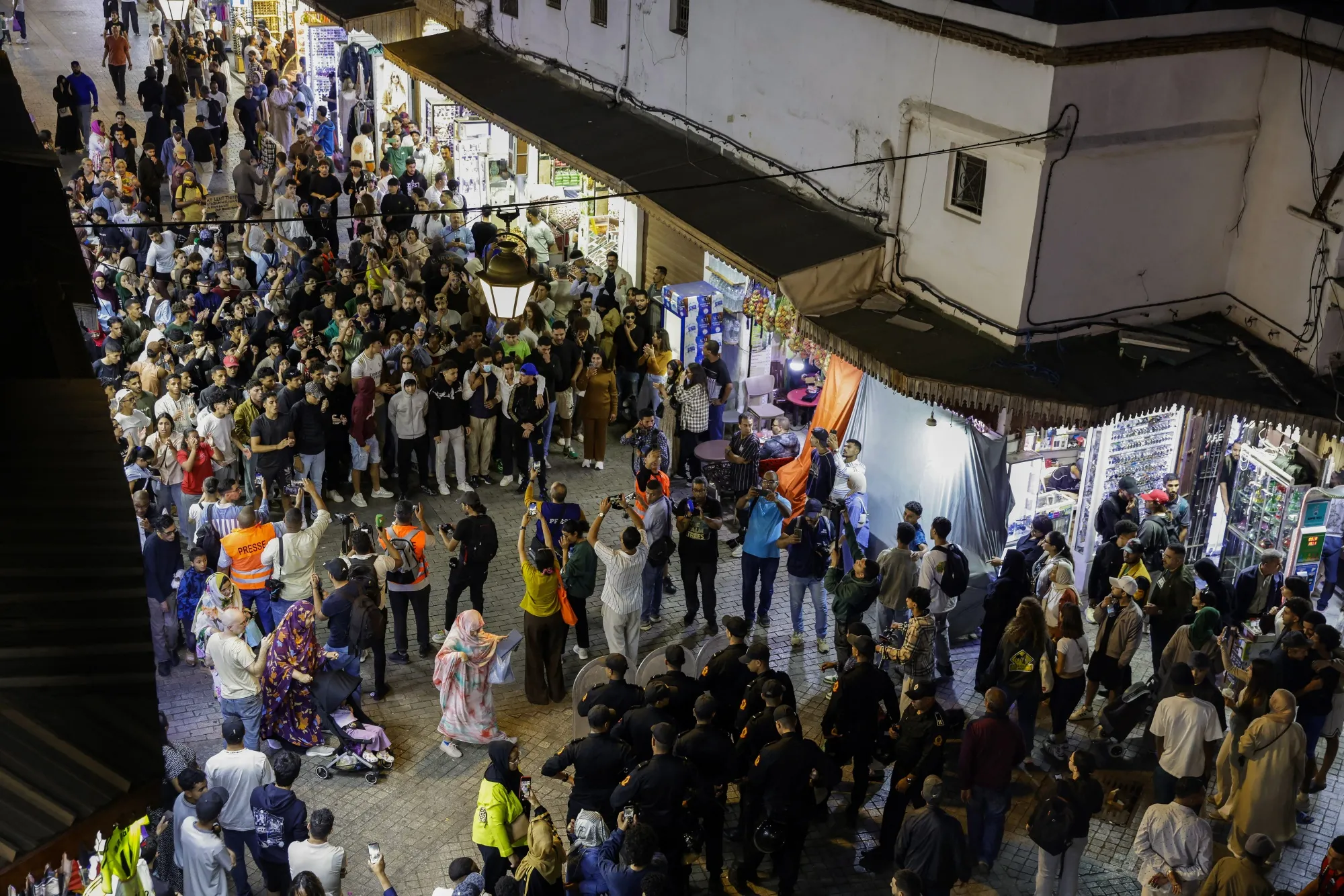 A youth-led demonstration in Rabat, Morocco, on Sept. 29.