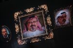 Images of Jamal Khashoggi.