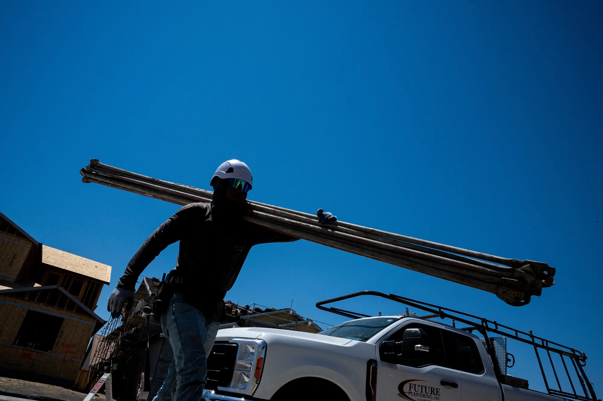 Construction jobs were on the rise last month.