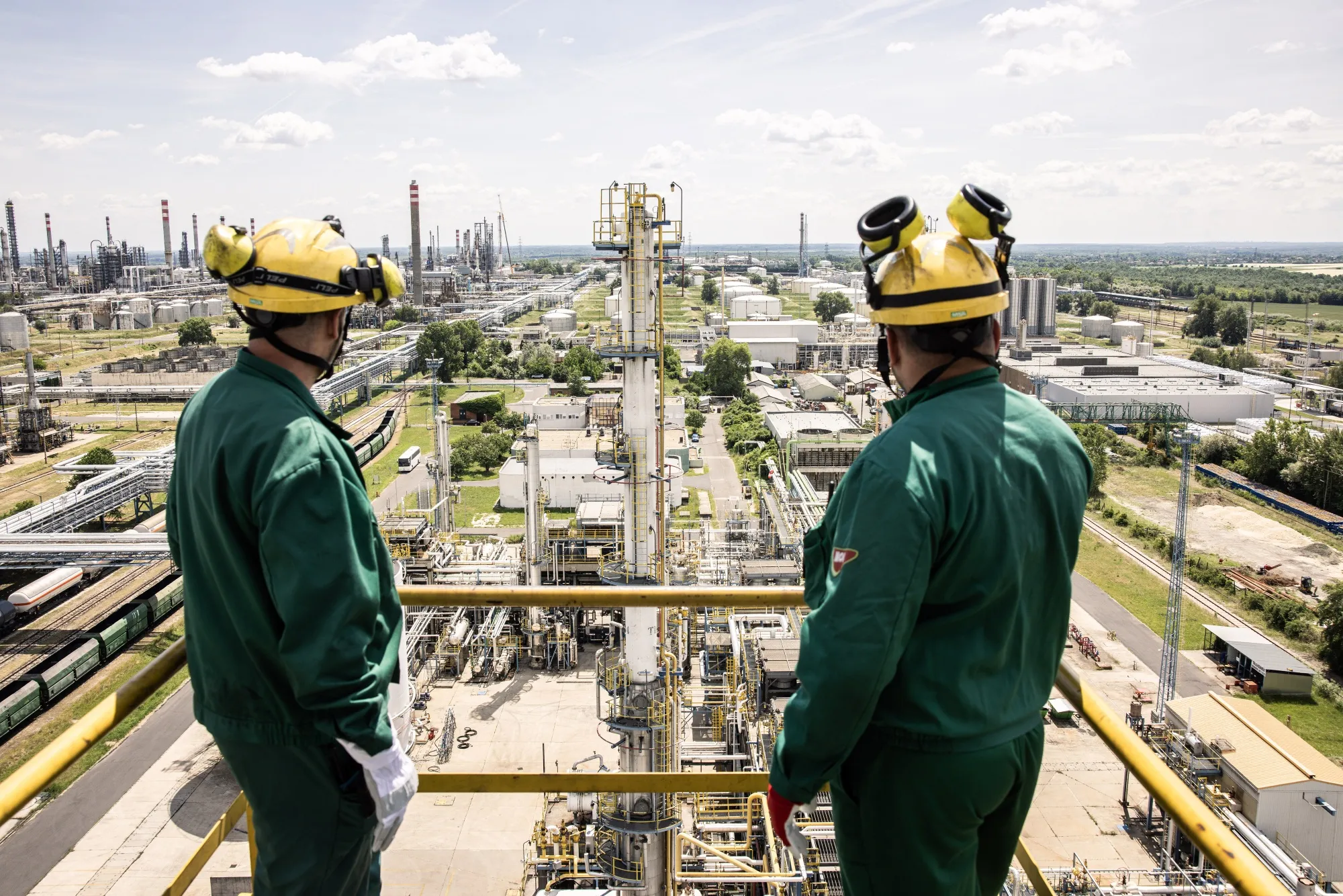 A Mol refinery in Szazhalombatta, Hungary.