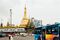 The Sule Pagoda in modern-day Yangon.