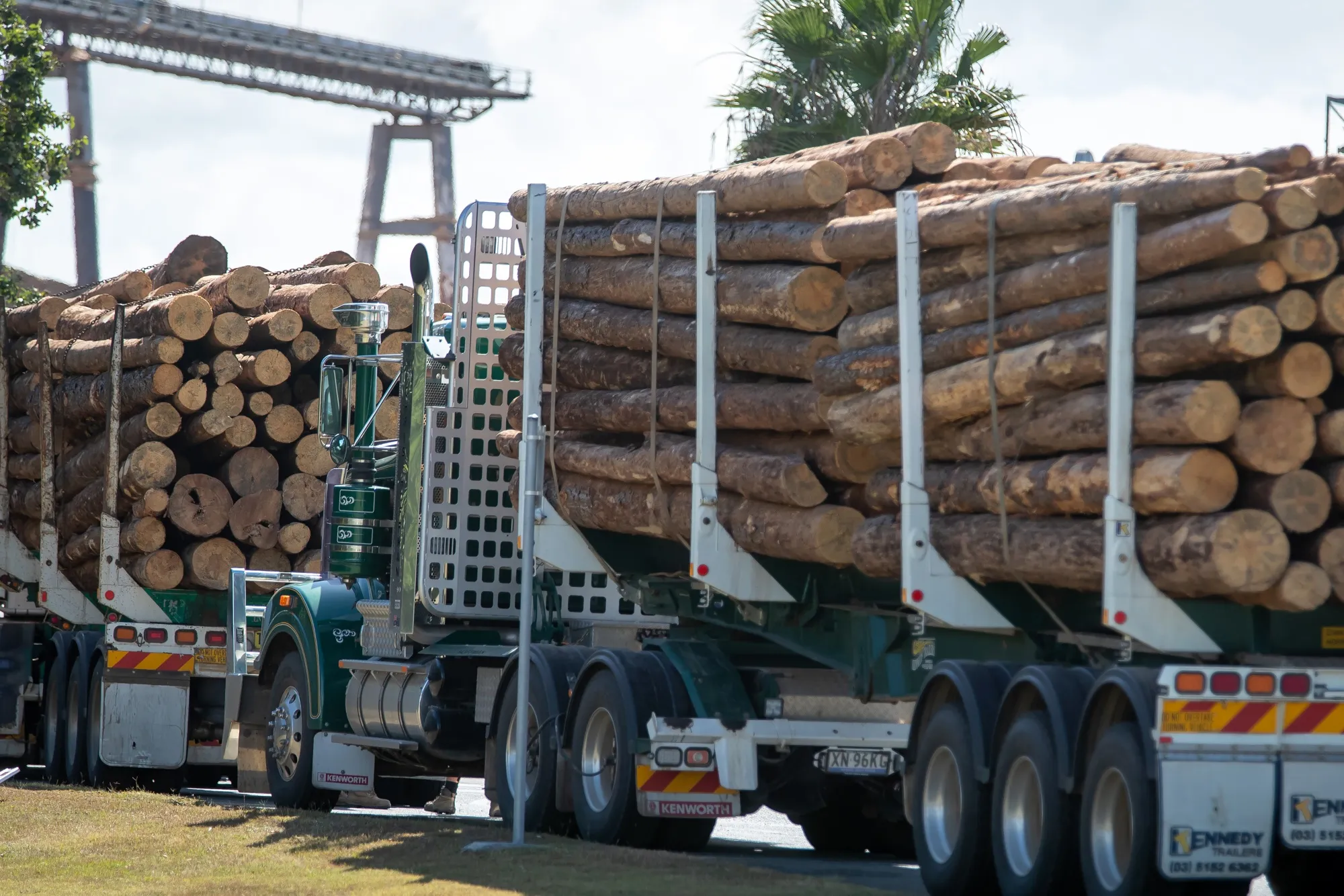Views of the Port of Brisbane as Australia Stokes Tensions With Largest Export Partner