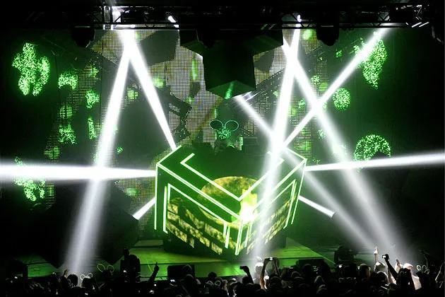 Deadmau5 performing at the Austin Music Hall in Austin, Tex.