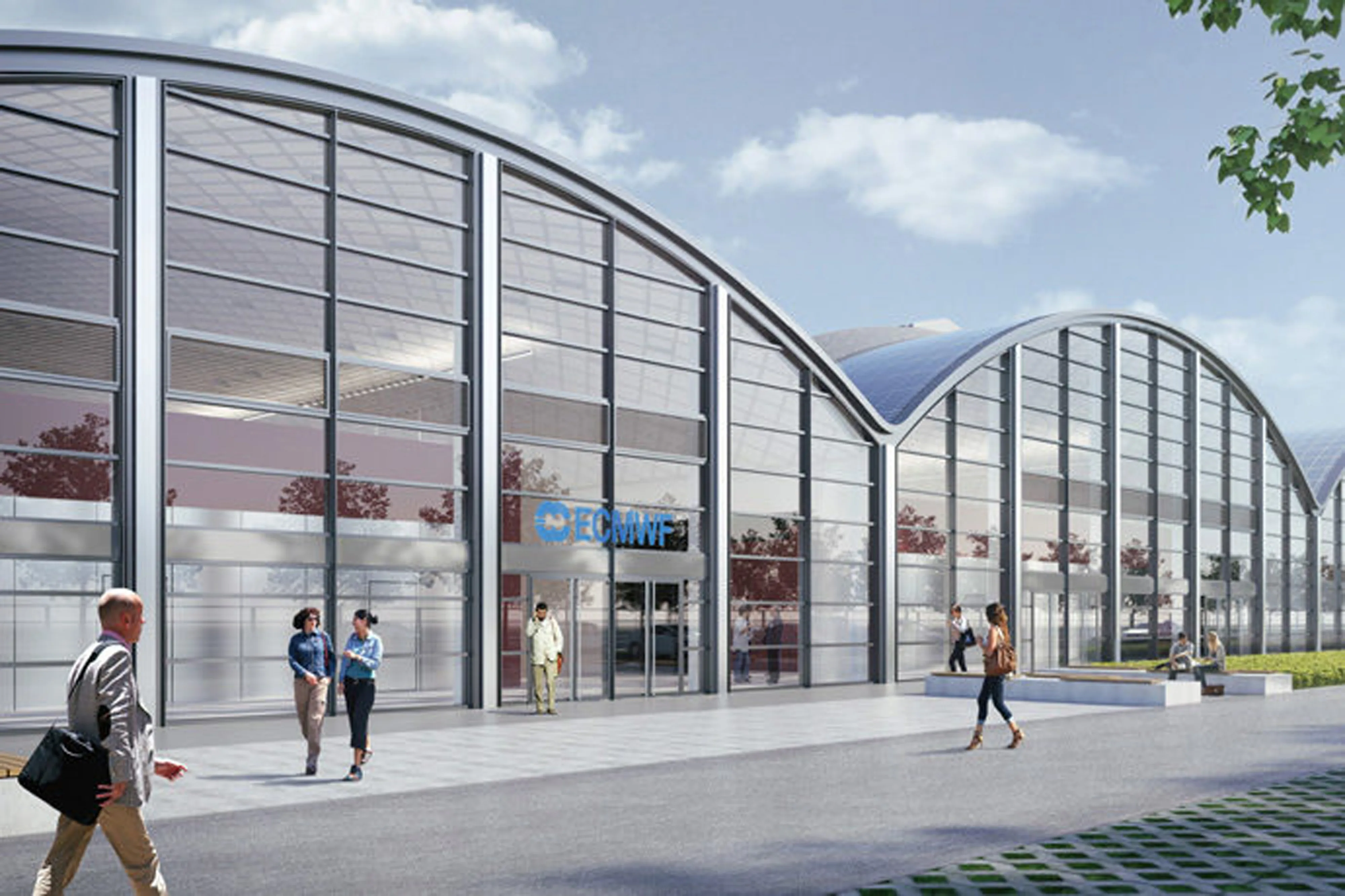 Artist’s impression of ECMWF’s next data centre at the Tecnopolo di Bologna.