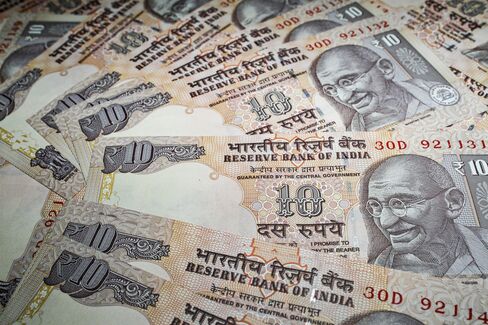 Indian Rupee Plunges Most in 21 Months to Record Low