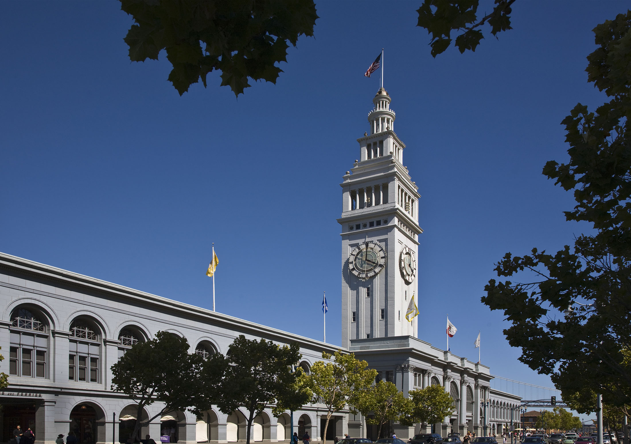 The Ferry Building in San Francisco, California.

