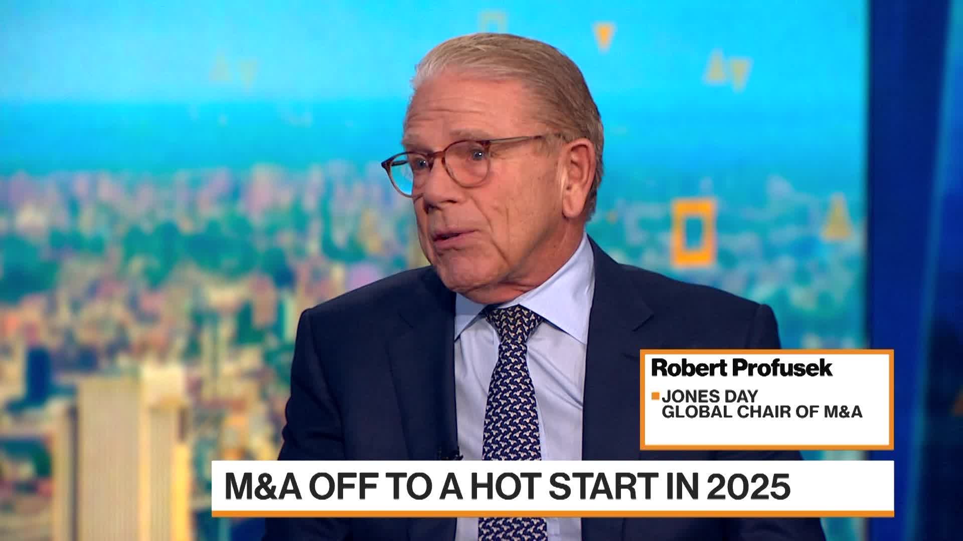 View of Watch M&A Off To A Hot Start in 2025 - Bloomberg
