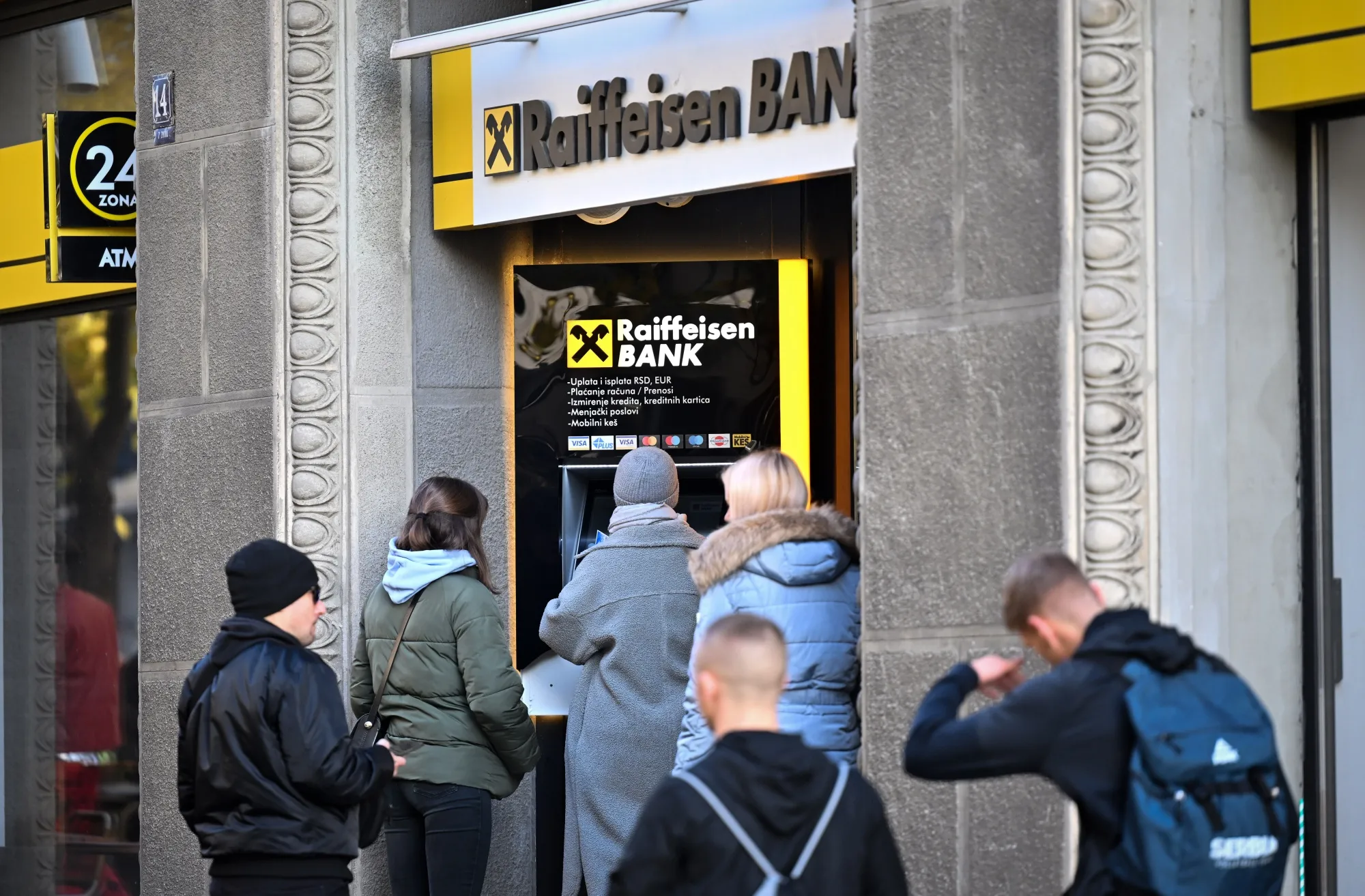 A branch of Raiffeisen Bank International AG bank.