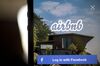 The Airbnb Inc. application is displayed on an Apple Inc. iPhone in this arranged photograph in Washington, D.C., U.S.