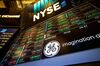 General Electric Co. signage is displayed on a monitor on the floor of the New York Stock Exchange (NYSE) in New York, U.S., on Monday, June 12, 2017.