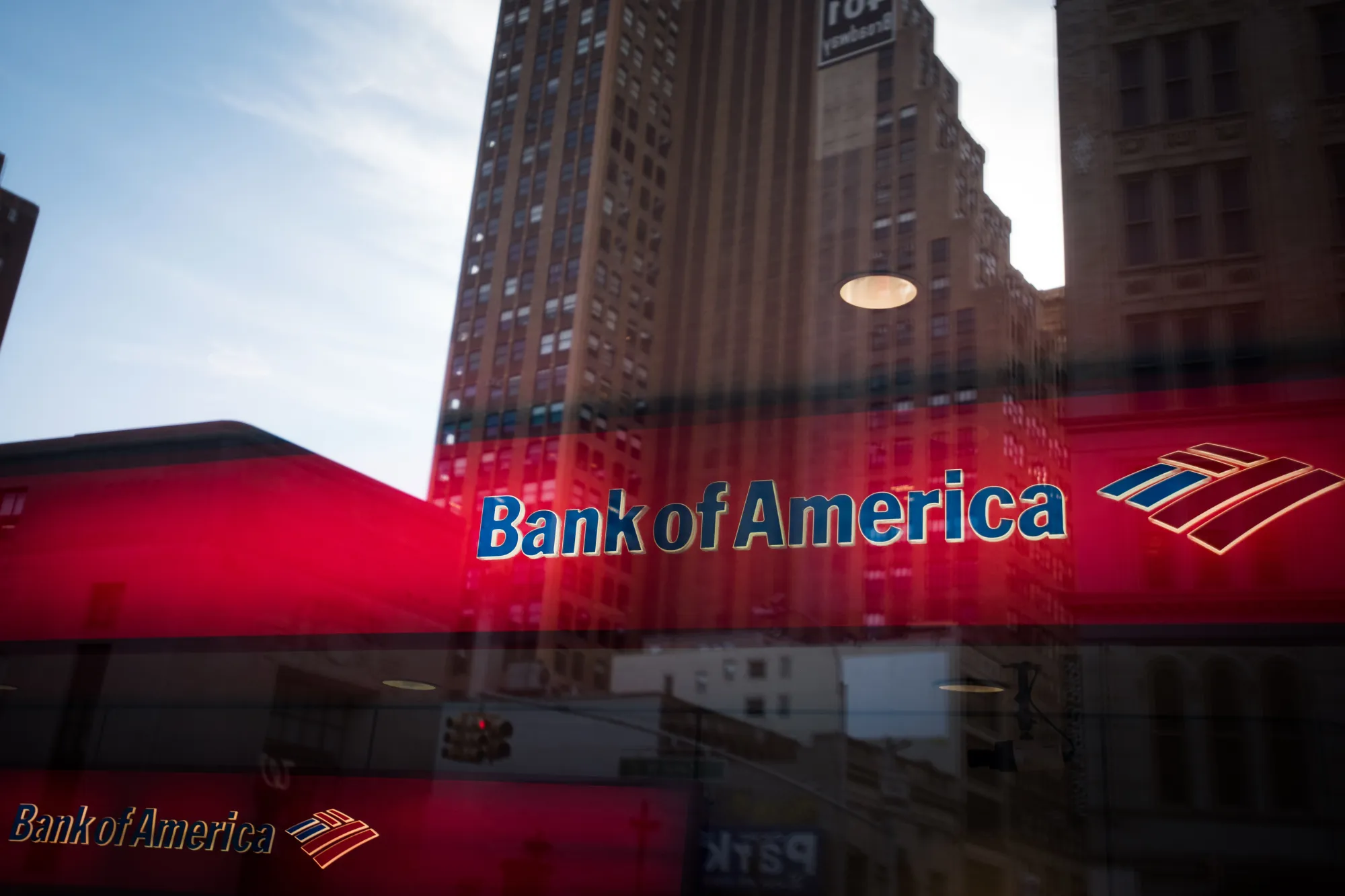 A Bank of America branch&nbsp;in New York.