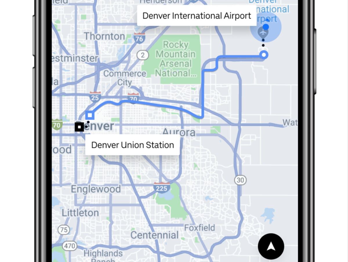Denver Uber Users Can Buy Transit Fare in the App - Bloomberg