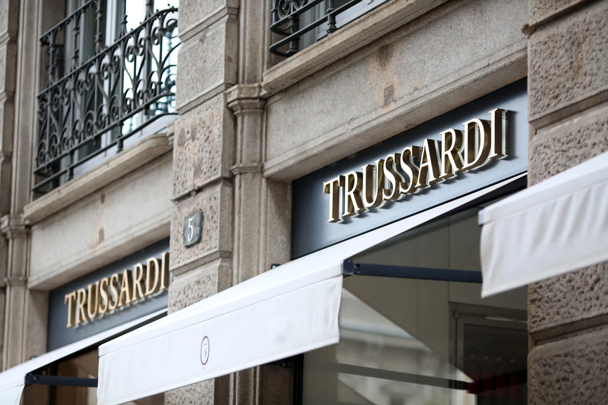 The Trussardi SpA store in Milan, Italy.
