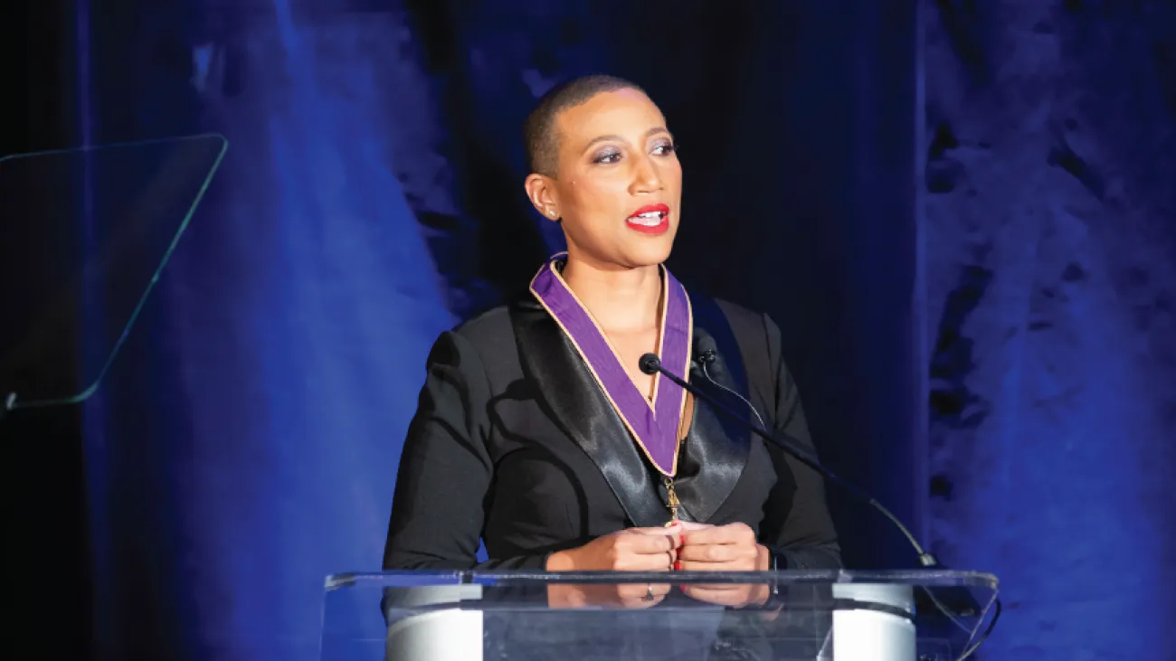 Kimberly Dowdell was inaugurated as the 100th president of the American Institute of Architects on Dec.&nbsp;15.