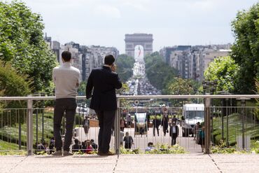 Views Of La Defense Business District As Paris Sends Love Letter To British Executives