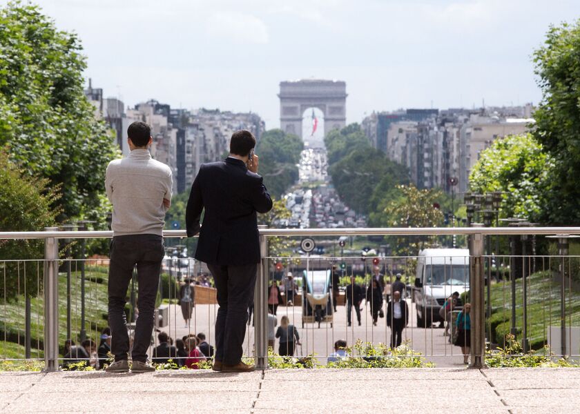 Views Of La Defense Business District As Paris Sends Love Letter To British Executives