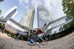 Deutsche Bank headquarters in Frankfurt.