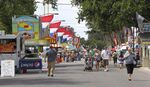 Fairgoers walk the grounds of the Colorado State Fair and Rodeo, which is held annually in Pueblo.