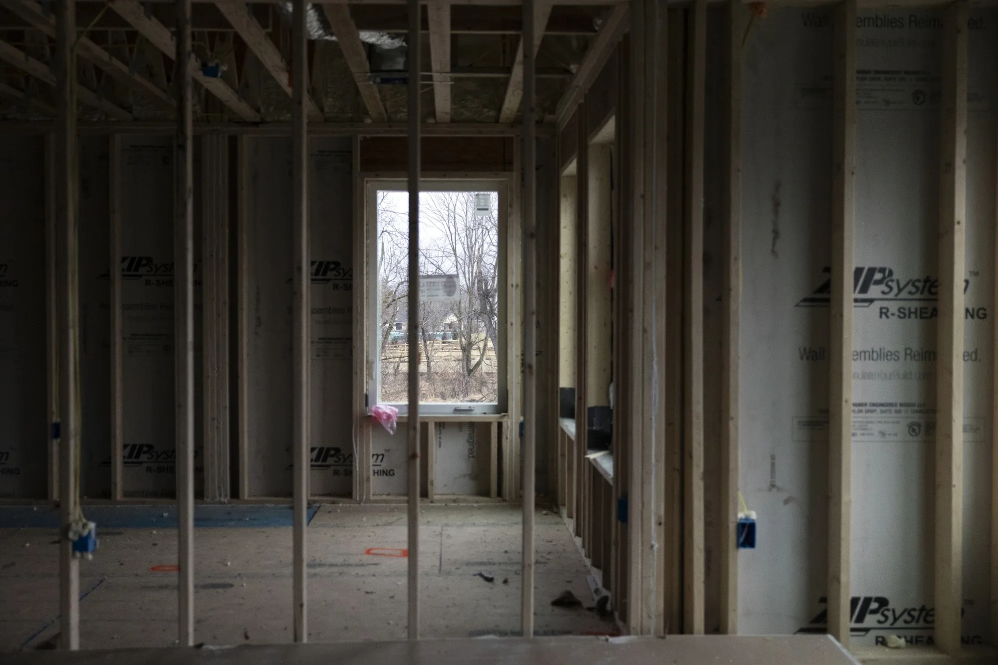 Construction at&nbsp;an affordable housing development in Pennsylvania in&nbsp;2024.