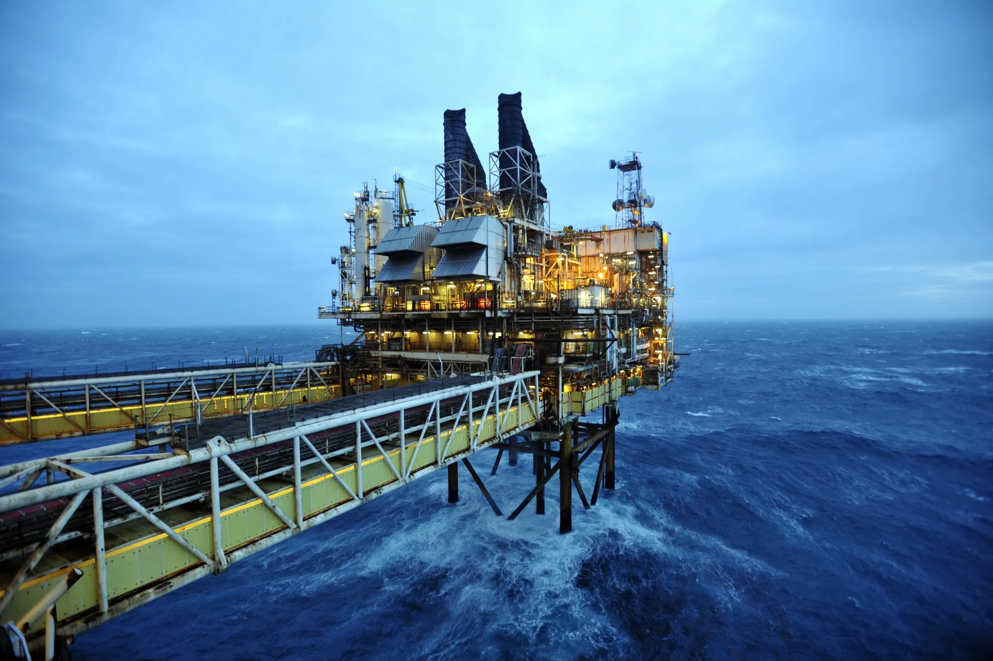 Income from the North Sea oil and gas industry rose by £6.9 billion during the financial year.
