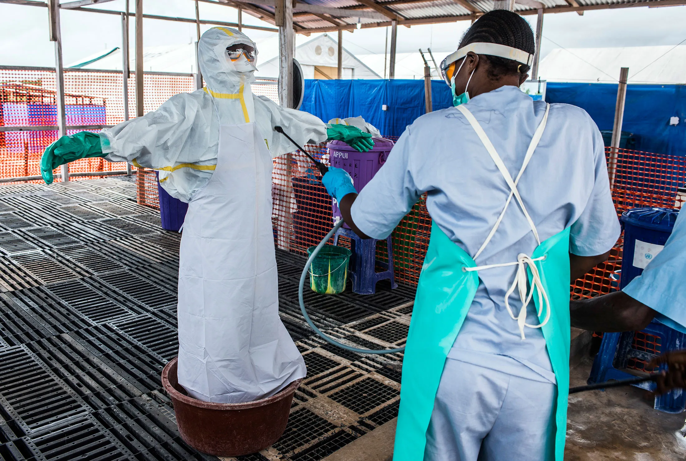 Ebola Treatment Center As Guinea Economy Rebuilds Ahead Of October Election