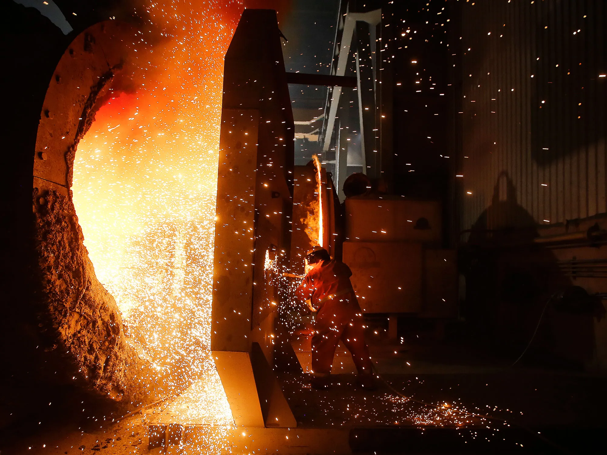 Manufacture At Celsa Steel UK Ltd. Steel Mill