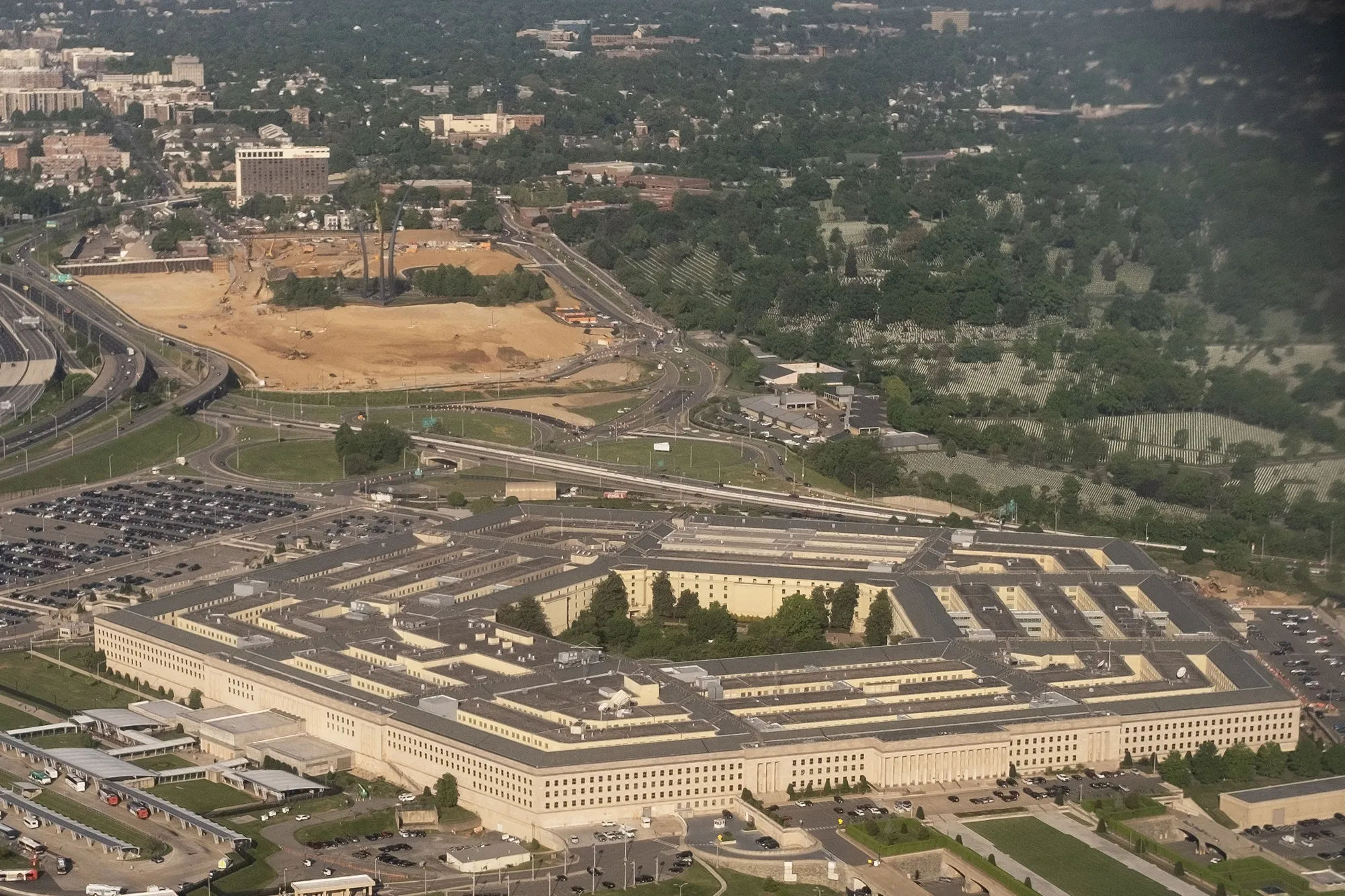 The Pentagon building in Arlington, Virginia.
&nbsp;
