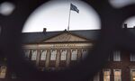 A flag flies above the headquarters of Danske Bank in Copenhagen.