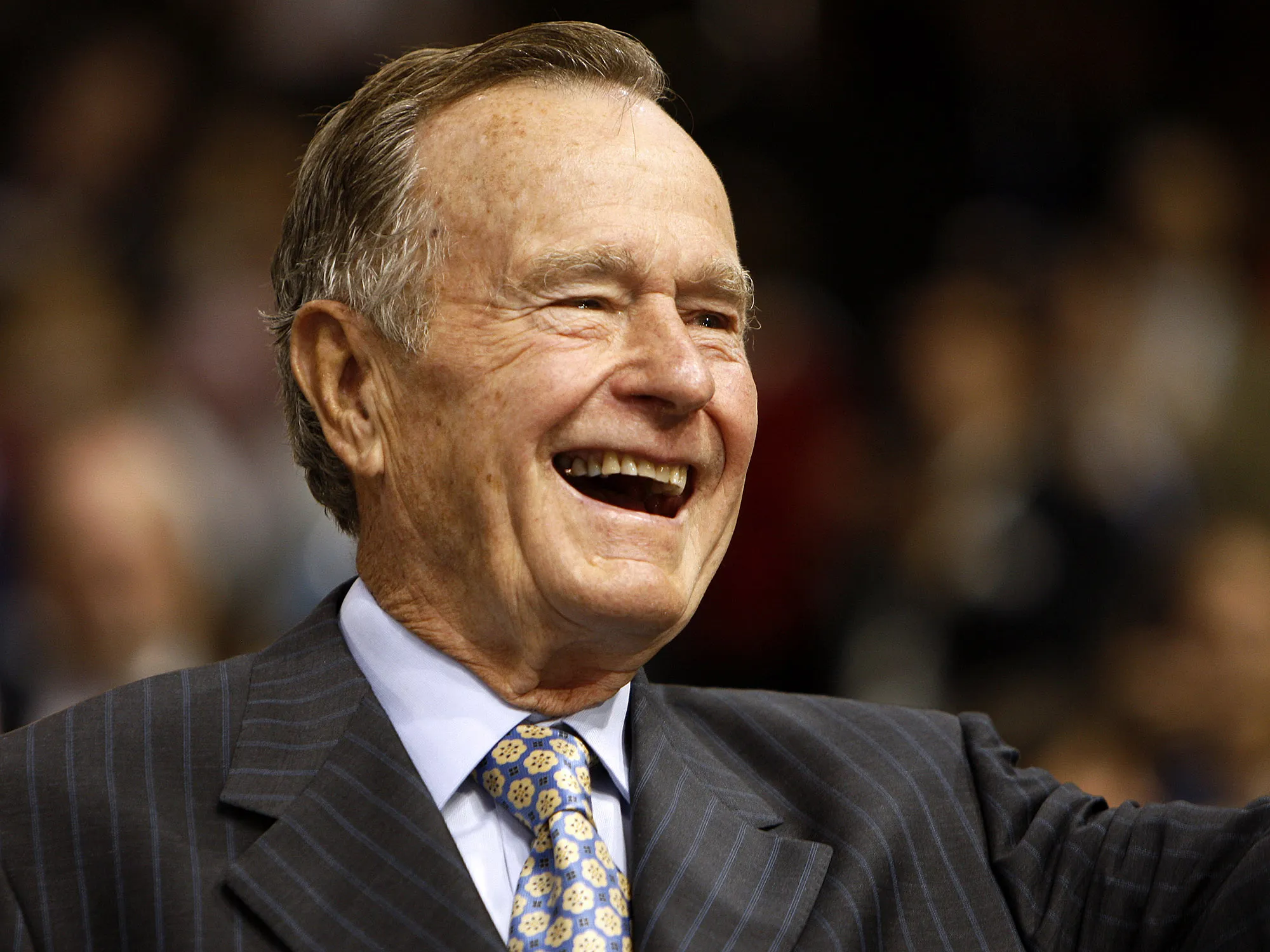 Former U.S. President George H.W. Bush on Sept. 2, 2008.