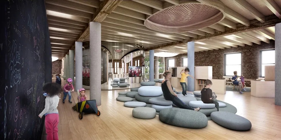 The Bjarke Ingels Group, the Danish firm designing WeGrow, says it will create a school that is "playful and transparent, yet homelike and structured."
