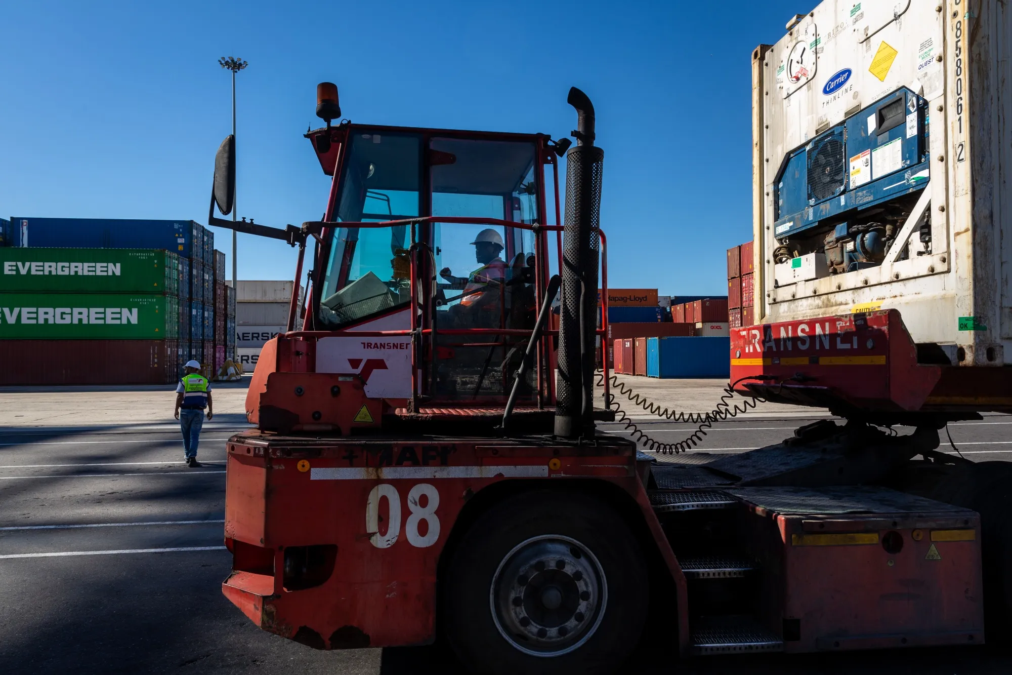 Operations at the Port of Cape Town.