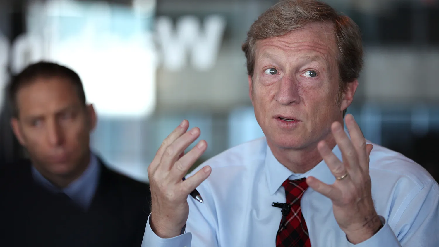 San Francisco activist Tom Steyer discusses his opposition to the Keystone XL pipeline during an interview in Washington, D.C., U.S., on Thursday, June 20, 2013.
