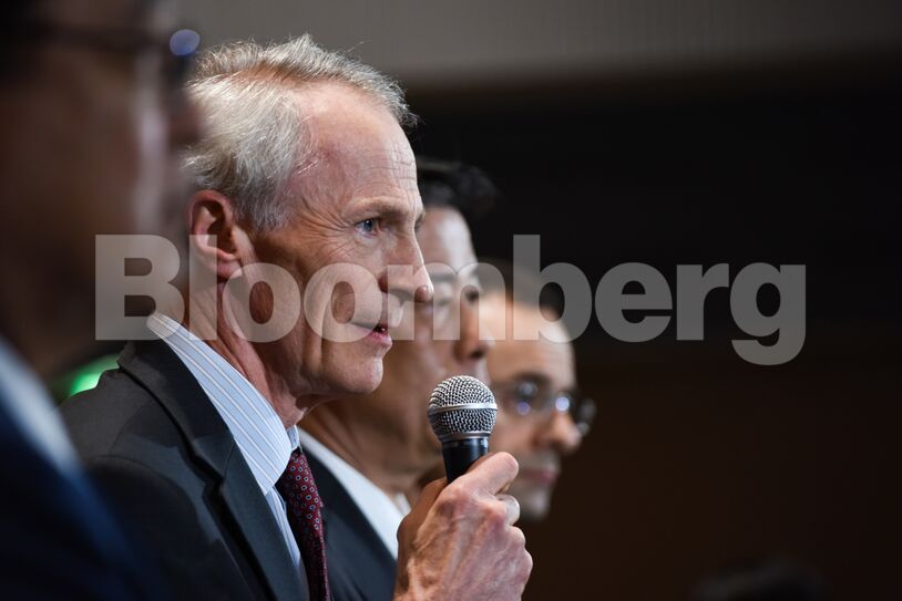 Nissan, Renault and Mitsubishi Motors Heads Hold News Conference Following Alliance Board Meeting