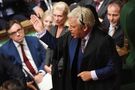 Bercow yelling “sit down” to Boris Johnson during PMQs.