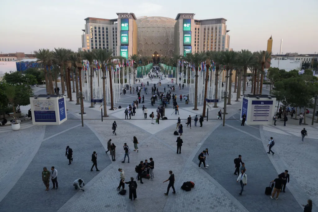 The COP28 Climate Conference in Dubai.