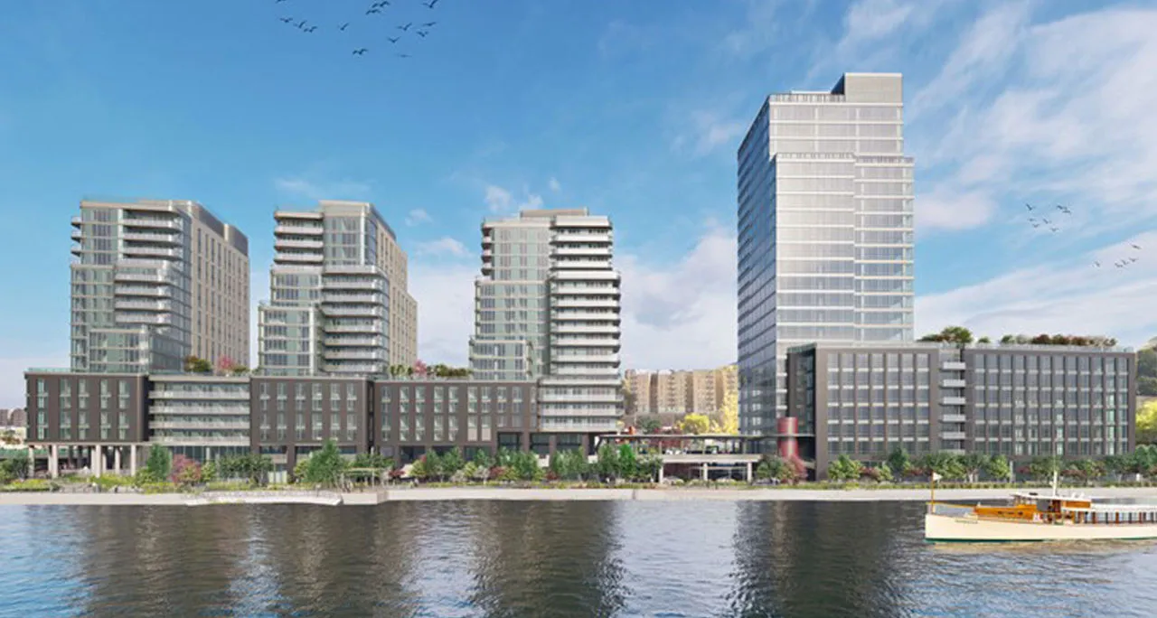 A rendering of&nbsp;Fordham Landing South.