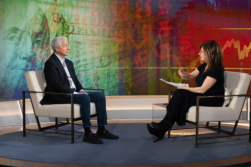 Dimon, who appeared on Fox Business, clearly knows where the president gets his news.