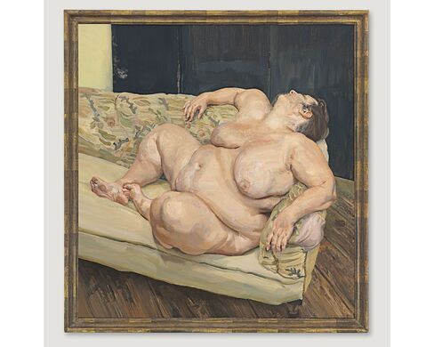 Lucian Freud, Benefits Supervisor Resting, 1994