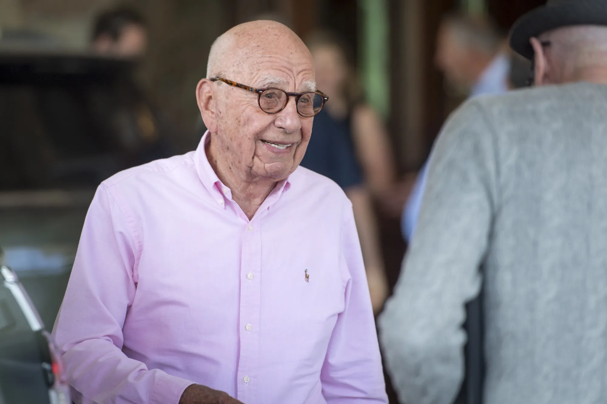 Rupert Murdoch at&nbsp;the Allen &amp; Co. Media and Technology Conference in Sun Valley, Idaho, in 2018