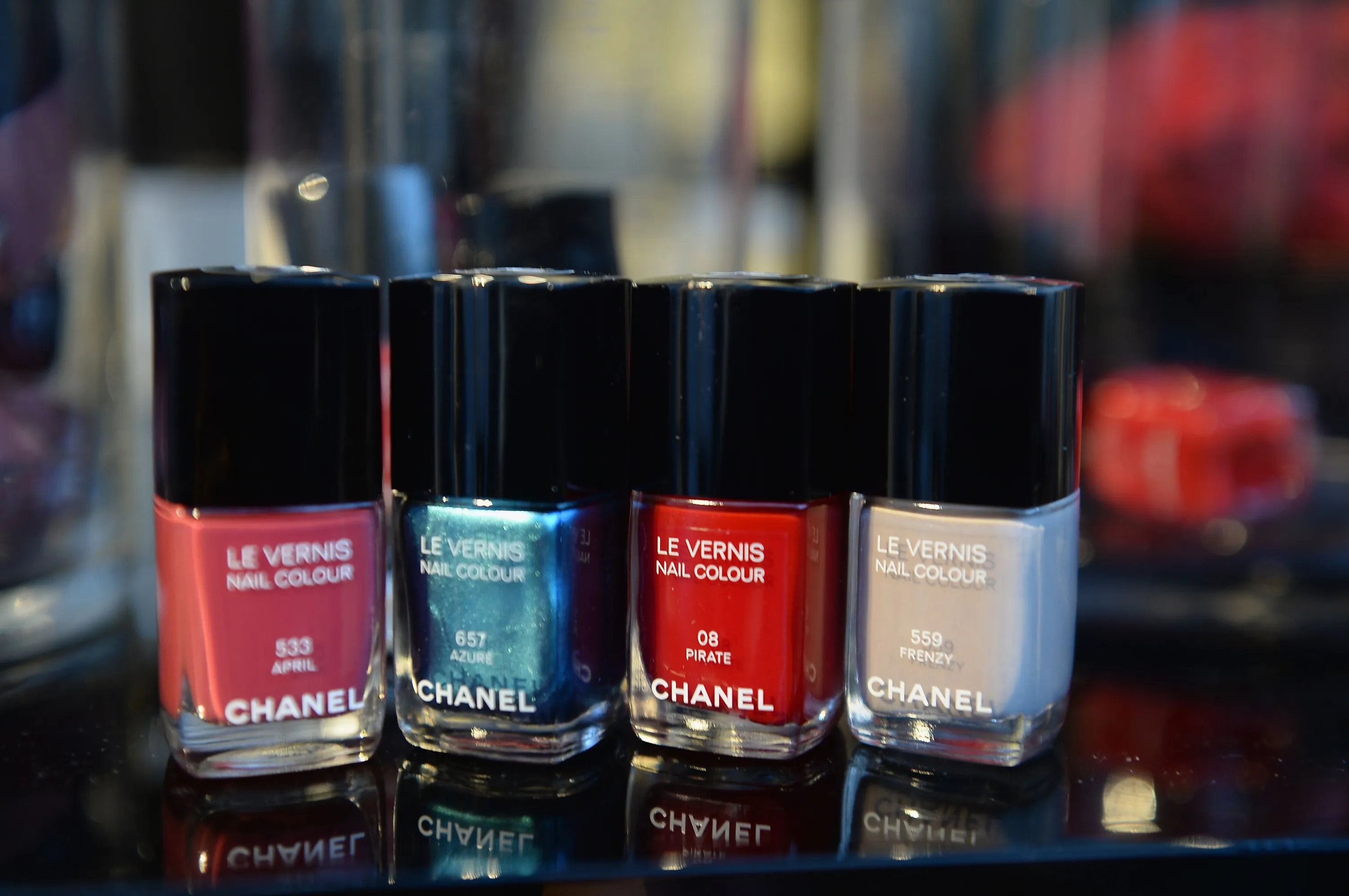 Cosmetics alongside high-end handbags? Lagerfeld nailed it.