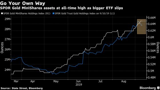 Mom-and-Pop Buyers Lift ETF’s Gold to a Record as Traders Bail