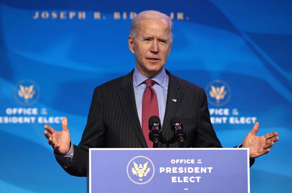 Biden Demands Trillions in New Aid, Renews $2,000-Checks Goal - Bloomberg