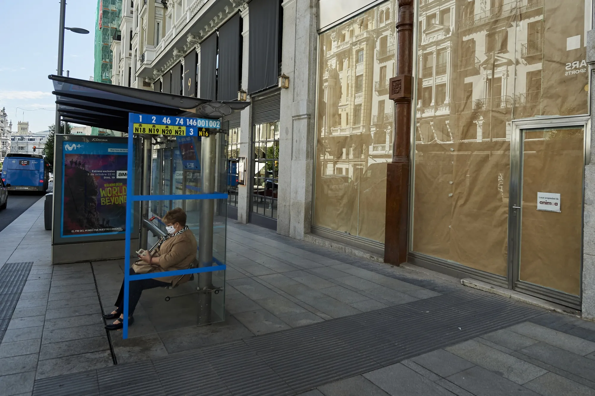 Coronavirus City Blues In Madrid's Shuttered Shopping District