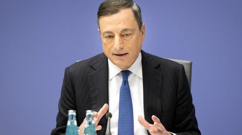 European Central Bank President Mario Draghi Announces Interest Rate Decision
