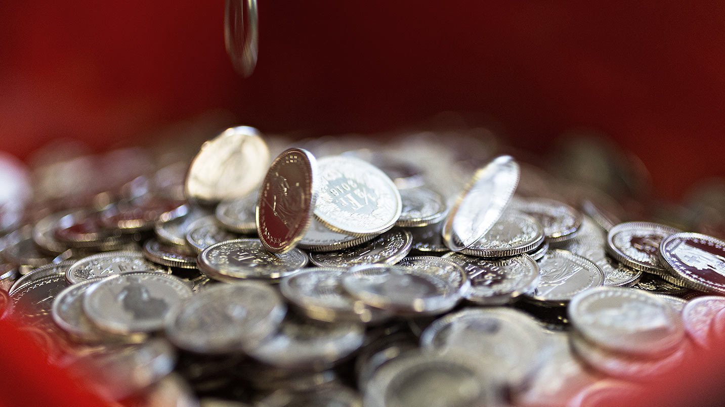 Coin Minting Inside Swiss Confederation Swissmint