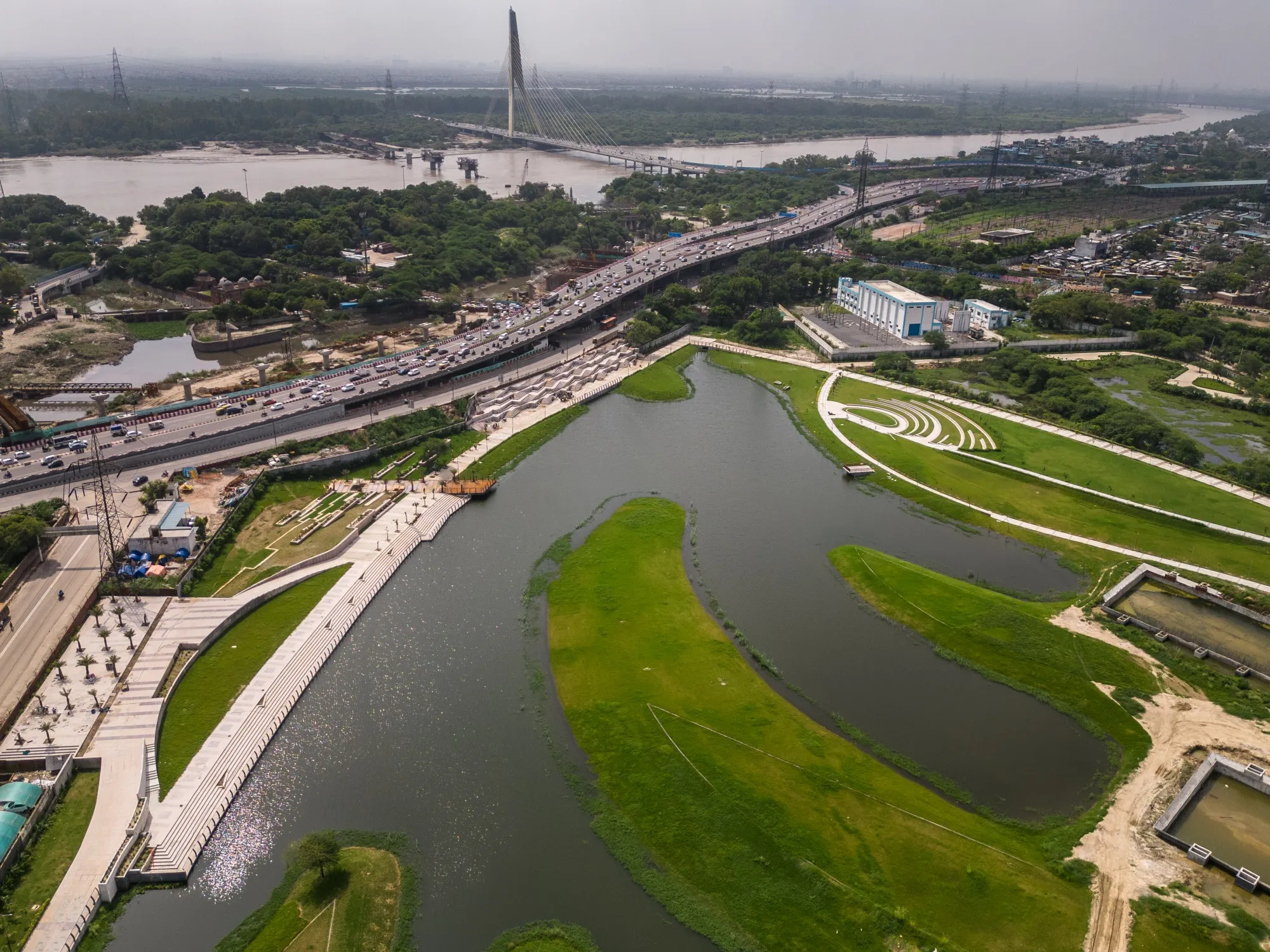 Timarpur Lake in Delhi.&nbsp;The local government’s ‘City of Lakes’ project&nbsp;seeks to&nbsp;develop about 600 water bodies&nbsp;that will act as natural reservoirs to store excess&nbsp;rainfall as well as recycled water.