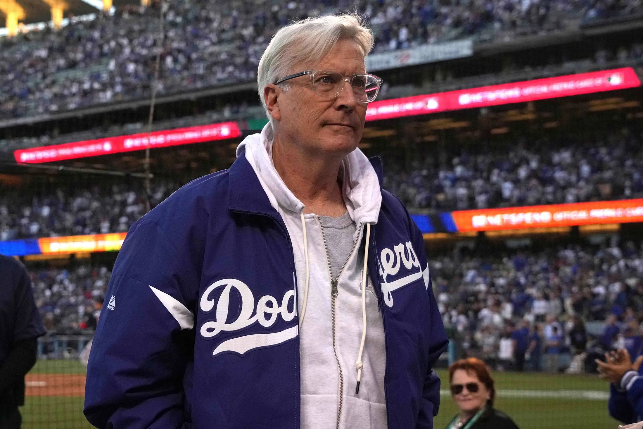 Walter at a Dodgers-Braves game in 2021.