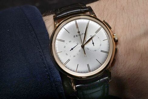 In rose gold, the El Primero Chronograph Classic has an especially vintage feel.
