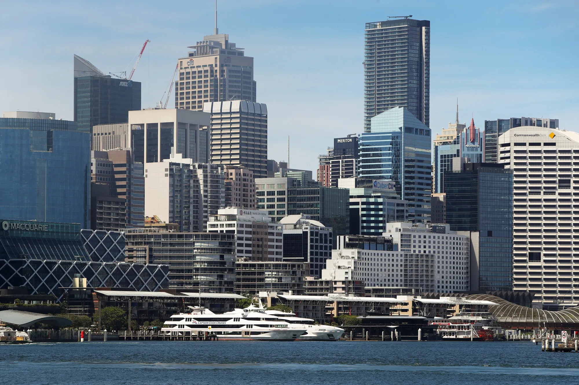 The central business district&nbsp;in Sydney, Australia.